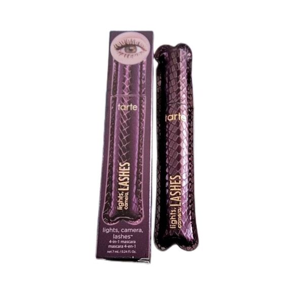 NIB~TARTE COSMETICS Lights Camera Lashes 4-in-1 Mascara in Black - Picture 1 of 1